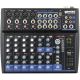 gemini GEM-12USB: Compact 12 Channel Bluetooth Mixer (Black) (Black)
