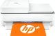 HP - ENVY 6455e Wireless All-In-One Inkjet Printer w/ 6 months of Instant Ink Included w/ HP+ - White