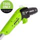 Greenworks - 8-in. 24-Volt Polesaw (Battery and Charger Not Included) - Black/Green