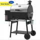Z GRILLS - 550A2E Wood Pellet Grill and Smoker - Stainless Steel