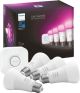 Philips Hue White and Color Ambiance A19 Bluetooth 75W Smart LED Starter Kit
