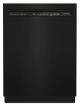 KitchenAid - 24in. Front Control Built-In Dishwasher w/ Stainless Steel Tub, ProWash, 47 dBA - Black
