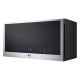 LG - STUDIO 1.7 Cu.Ft. Convection Over-the-Range Microwave w/ Air Fry - Stainless steel