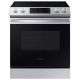 Samsung 6.3 cu. ft. Smart Instant Heat Slide-in Induction Range - Stainless steel - NE63B8211SS/AA