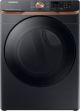 Samsung - 7.5 cu. ft. Smart Gas Dryer with Steam Sanitize+ and Sensor Dry - Brushed black
