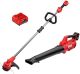 Skil - PWR CORE 20 Brushless 20V 13-In String Trimmer and 400 CFM Leaf Blower Kit with 4.0Ah Battery and Charger - Red/Black