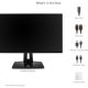 ViewSonic - ColorPro 27 LCD 4K UHD Monitor (DisplayPort USB, HDMI) - Black