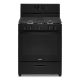 Whirlpool - 5.1 Cu. Ft. Freestanding Gas Range with Edge to Edge Cooktop - Black
