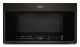 Whirlpool - 1.9 Cu. Ft. Convection Over-the-Range Microwave with Air Fry Mode - Black stainless steel