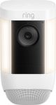 Ring - Spotlight Cam Pro - Battery - Outdoor Wireless 1080p Surveillance Camera - White