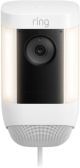 Ring - Spotlight Cam Pro - Plug-In - Outdoor Wireless 1080p Surveillance Camera - White