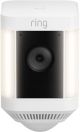 Ring - Spotlight Cam Plus - Battery - Outdoorâ€“Indoor Wireless 1080p Surveillance Camera - White