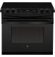 GE - 4.4 Cu. Ft. Self-Cleaning Drop-In Electric Range - Black JD630DTBB