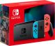 Nintendo Switch with Neon Blue and Neon Red Joyâ€‘Con