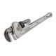 RIDGID 14 in. Aluminum Straight Pipe Wrench for Plumbing, Sturdy Plumbing Pipe Tool with Self Cleaning Threads and Hook Jaws 31095
