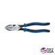 Klein Tools 9 in. Journeyman High Leverage Side Cutting Pliers for Heavy Duty Cutting J2000-9NE