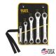 Klein Tools 5-Piece Ratcheting Box Wrench Set 68221