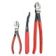 KNIPEX 3-Piece Forged Steel Diagonal Pliers Set with 64 HRC Cutting Edge 00 20 05 US