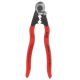 KNIPEX Heavy Duty Forged Steel 7-1/2 in. Wire Rope Cutters with 64 HRC Cutting Edge 95 61 190