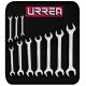 URREA Metric Open End Chrome Wrench Set (10-Piece) 30000A