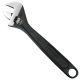 URREA 24 in. Long Black Finish Adjustable Wrench 724S