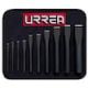 URREA 3/16 in. to 1 in. Chisel Set (10-Piece) 86D
