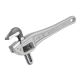 RIDGID 14 in. Aluminum Offset Pipe Wrench with Narrow Hook Jaw Parallel to Handle for Tight Spaces & Overhead Applications 31120