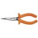 Klein Tools 6 in. Insulated Standard Long Nose Side Cutting Pliers D203-6-INS
