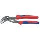 KNIPEX Heavy Duty Forged Steel 7-1/4 in. Cobra Pliers with 61 HRC Teeth and Multi-Component Comfort Grip 87 02 180 SBA