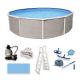 Blue Wave Belize 15 ft. Round x 52 in. Deep Metal Wall Above Ground Pool Package with 6 in. Top Rail NB3031