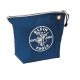 Klein Tools 10 in. Consumables Blue Canvas Zipper Bag 5539BLU