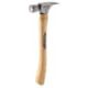 Stiletto 10 oz. Titanium Smooth Face Hammer with 14 1/2 in. Curved Hickory Handle FH10C