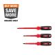 Milwaukee 1000-Volt Insulated Screwdriver Set (3-Piece) 48-22-2202