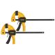 DEWALT 4.5 in. 35 lb. Trigger Clamps (2 Pack) with 1.5 in Throat Depth DWHT83148