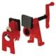 BESSEY H-Style 1/2 in. Black Pipe Clamp Fixture Set 1 (-Piece) BPC-H12