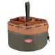 BUCKET BOSS 10 in. Parachute Parts Tool Bag in Brown 25001