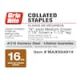 Grip-Rite 7/16 x 1-1/2 in. 16-Gauge 316 Stainless Steel N-Style Medium Crown Staples 500 per Box MAXB64914