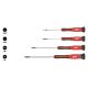 Milwaukee Precision Phillips/Slotted Flat Head Combination Screwdriver Set (4-Piece) 48-22-2604