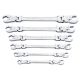 GEARWRENCH Metric Flex Flare Nut Ratcheting Wrench Set (6-Piece) 89101D