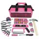 Apollo Home Tool Kit in Soft-Sided Tool Bag, Pink (201-Piece) DT0020P