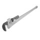 RIDGID 48 in. Aluminum Straight Pipe Wrench for Plumbing, Sturdy Plumbing Pipe Tool with Self Cleaning Threads and Hook Jaws 31115