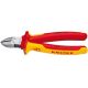 KNIPEX 7-1/4 in. Diagonal Cutters 70 08 180 SBA