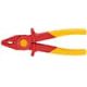 KNIPEX 7 in. 1,000-Volt Insulated Long Nose Plastic Pliers 98 62 01