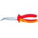 KNIPEX 8 in. 1,000-Volt Insulated Angled Long Nose Pliers with Cutter 26 26 200