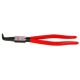 KNIPEX 12 in. 90 Degree Angled External Snap-Ring Pliers 44 21 J41