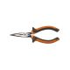 Klein Tools Long Nose Side Cutter Pliers 6-Inch Slim Insulated 2036EINS