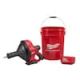 Milwaukee M12 12-V Lithium-Ion Cordless Drain Snake Auger W/ (1) 1.5Ah Battery, 5/16 in. x 25 ft. Cable, Charger, & 5 Gal. Bucket 2571-21
