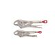 Milwaukee 7 in. and 10 in. Curve Torque Lock Locking Pliers Set (2-Piece) 48-22-3702