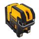 DEWALT 12V MAX Lithium-Ion 100 ft. Green Self-Leveling 5-Spot and Cross Line Laser Level, 2.0Ah Battery, and TSTAK Case DW0825LG