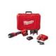 Milwaukee M18 18V Lithium-Ion Cordless Short Throw Press Tool Kit with 3 PEX Crimp Jaws (2) 2.0 Ah Batteries and Charger 2674-22C